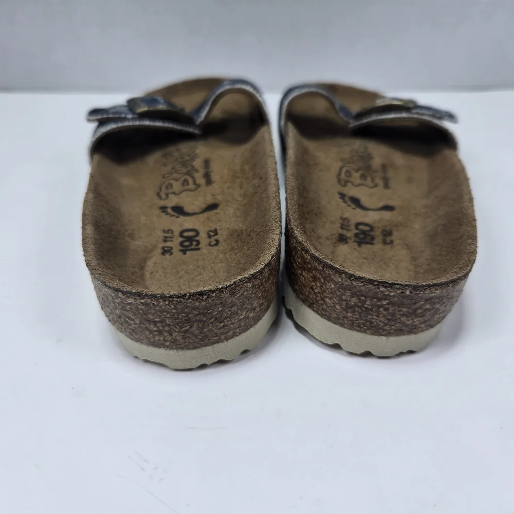 Birkenstock Birki's Kids Madrid Canvas Stars Navy Sandals Size EU 30 US C12 190
